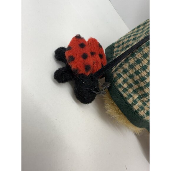 Vintage Boyd's Bears 8"Teddy Bear Plush Dixie with Lady Bug & Bow 2001 Tags - Picture 12 of 12